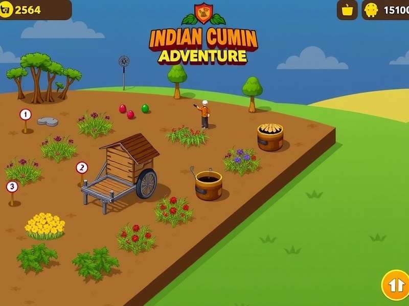 Indian Cumin Adventure Farming Scene